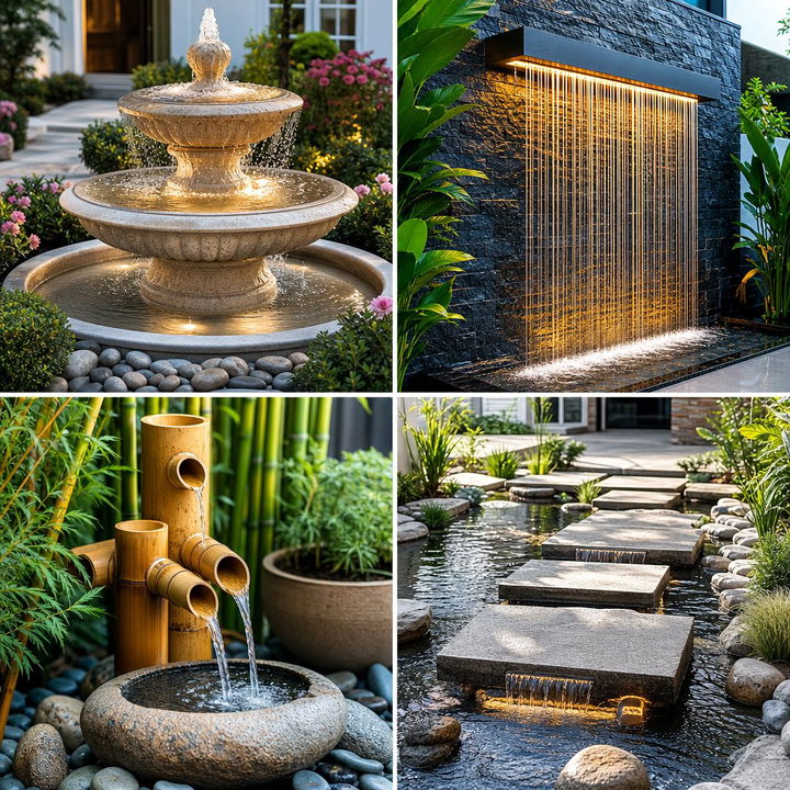 22 Serene Water Feature Ideas for Indoor and Outdoor Spaces