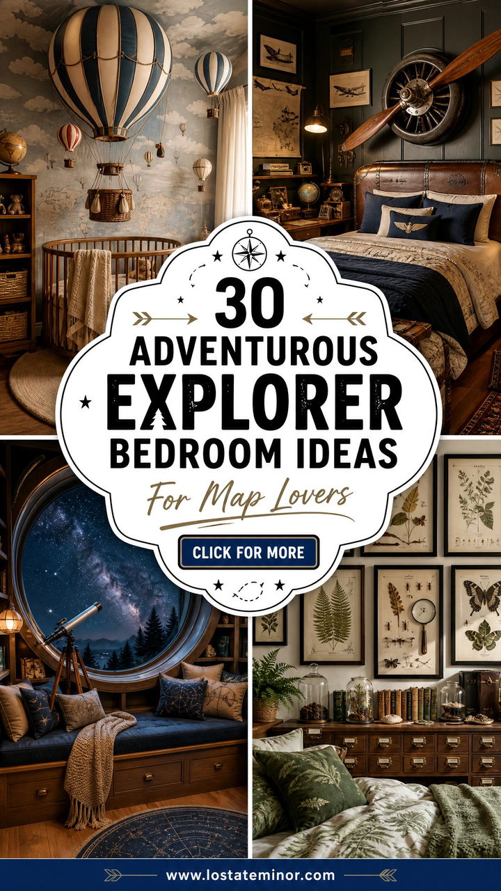 30 Adventurous Explorer Bedroom Ideas for Map Lovers - 30 Adventurous Explorer Bedroom Ideas for Map Lovers