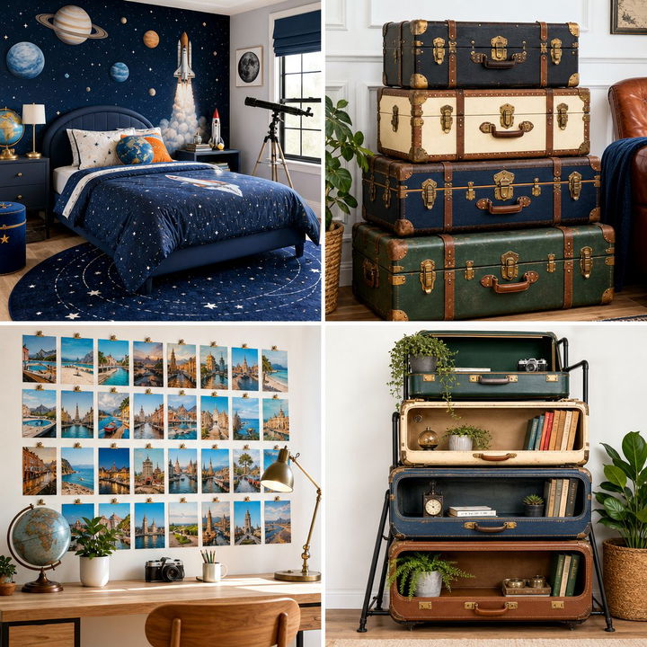 30 Adventurous Explorer Bedroom Ideas for Map Lovers