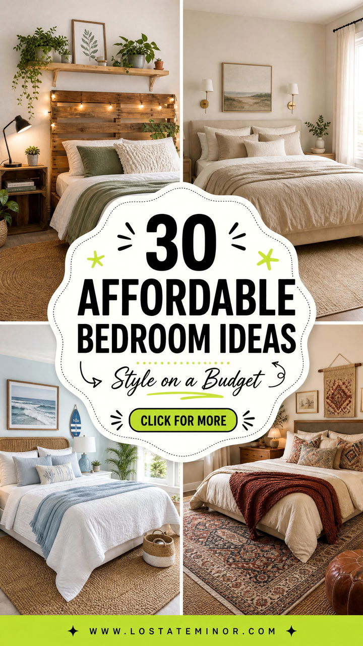 30 Affordable Bedroom Ideas Style Your Space on a Budget - 30 Affordable Bedroom Ideas: Style Your Space on a Budget