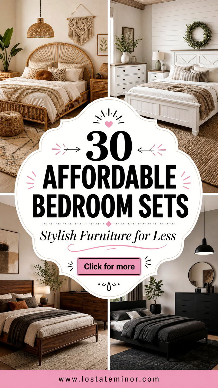 30 Affordable Bedroom Sets Stylish Furniture for Less - 30 Affordable Bedroom Sets: Stylish Furniture for Less