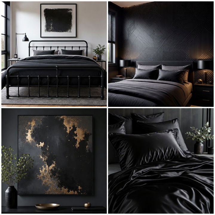 30 All Black Bedroom Ideas: Bold and Sophisticated Designs