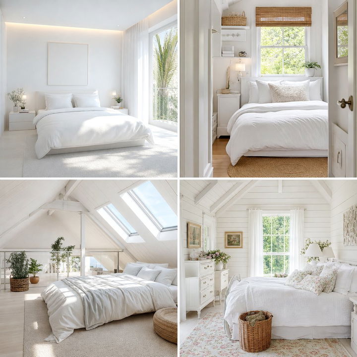 30 All White Bedroom Ideas: Elegant & Minimalist Designs