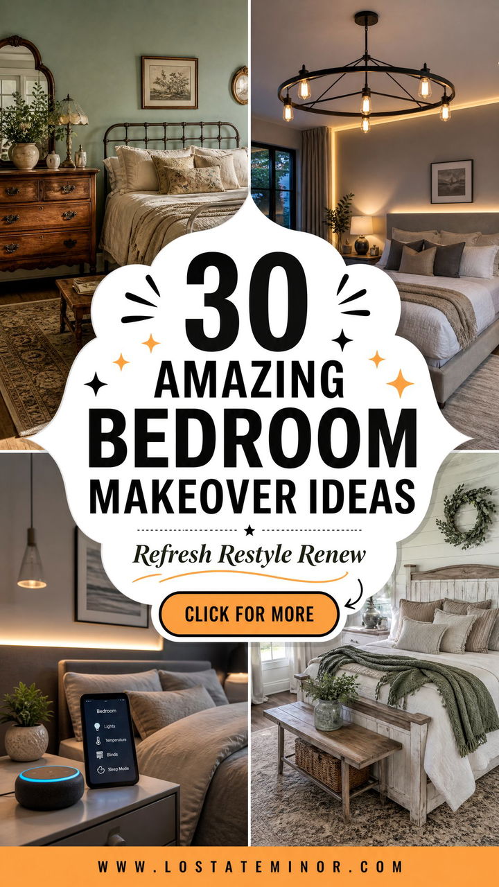 30 Amazing Bedroom Makeover Ideas for a Fresh New Look - 30 Amazing Bedroom Makeover Ideas for a Fresh New Look