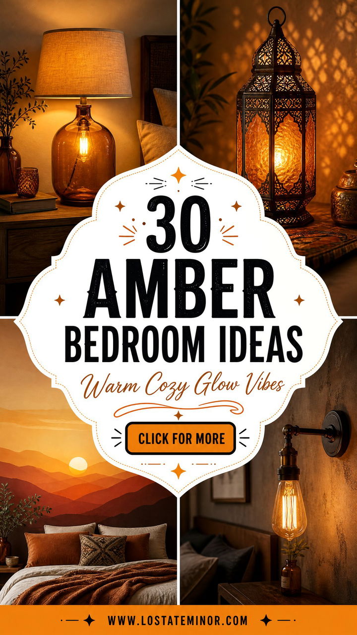 30 Amber Bedroom Ideas Warm and Cozy Decorating Styles - 30 Amber Bedroom Ideas: Warm and Cozy Decorating Styles