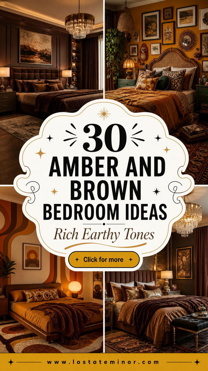 30 Amber and Brown Bedroom Ideas Rich and Earthy Tones - 30 Amber and Brown Bedroom Ideas: Rich and Earthy Tones