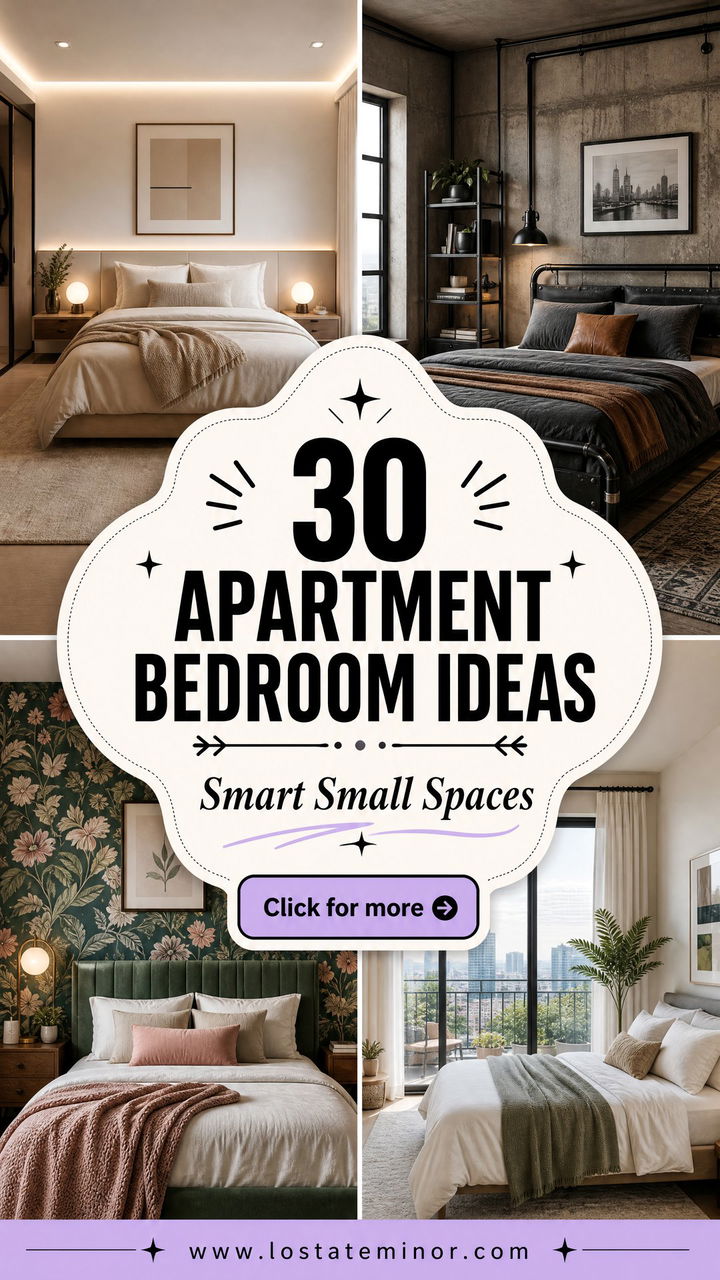 30 Apartment Bedroom Ideas Smart Tips for Small Spaces - 30 Apartment Bedroom Ideas: Smart Tips for Small Spaces