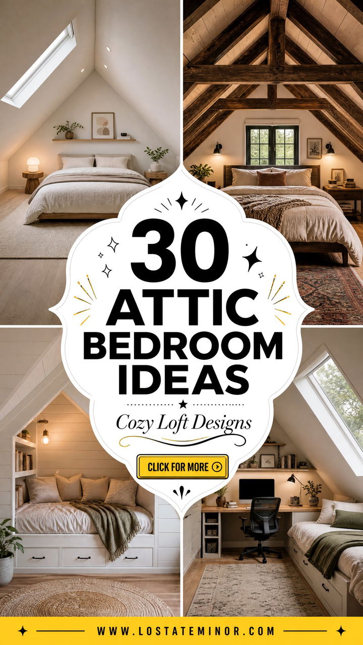 30 Attic Bedroom Ideas Cozy and Unique Loft Space Designs - 30 Attic Bedroom Ideas: Cozy and Unique Loft Space Designs