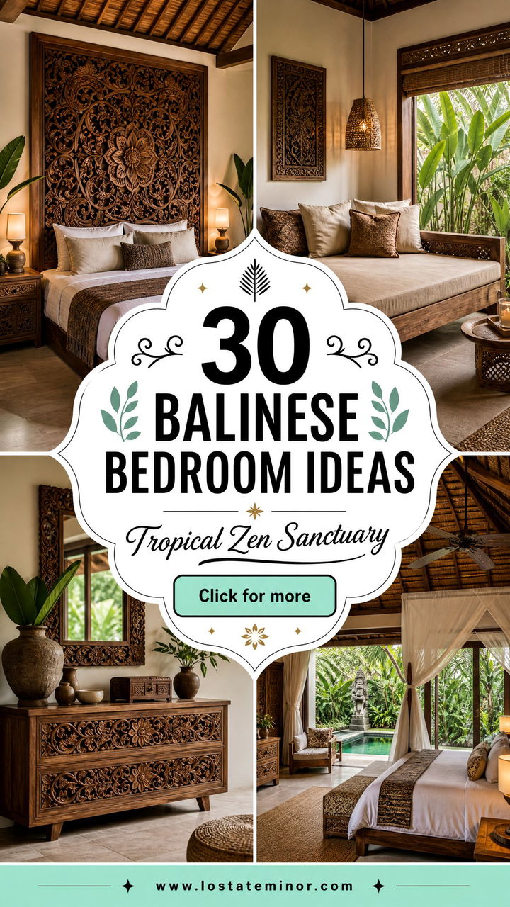 30 Balinese Bedroom Ideas for a Tropical Zen Sanctuary - 30 Balinese Bedroom Ideas for a Tropical Zen Sanctuary