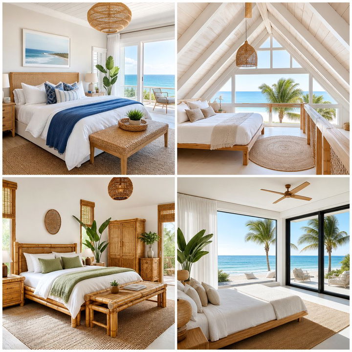30 Beach House Bedroom Ideas for an Airy Coastal Escape