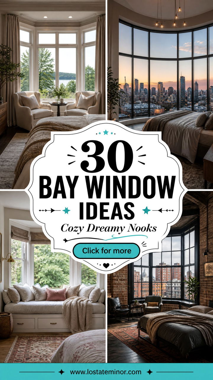 30 Beautiful Bedroom Bay Window Ideas for Cozy Nooks - 30 Beautiful Bedroom Bay Window Ideas for Cozy Nooks