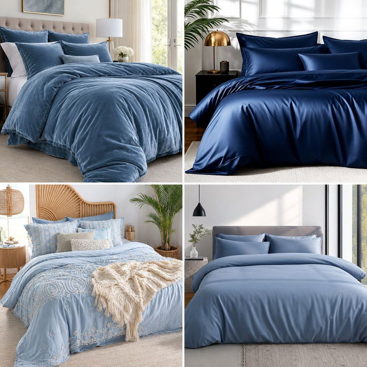 30 Beautiful Bedroom Blue Bedding Ideas for Cozy Comfort