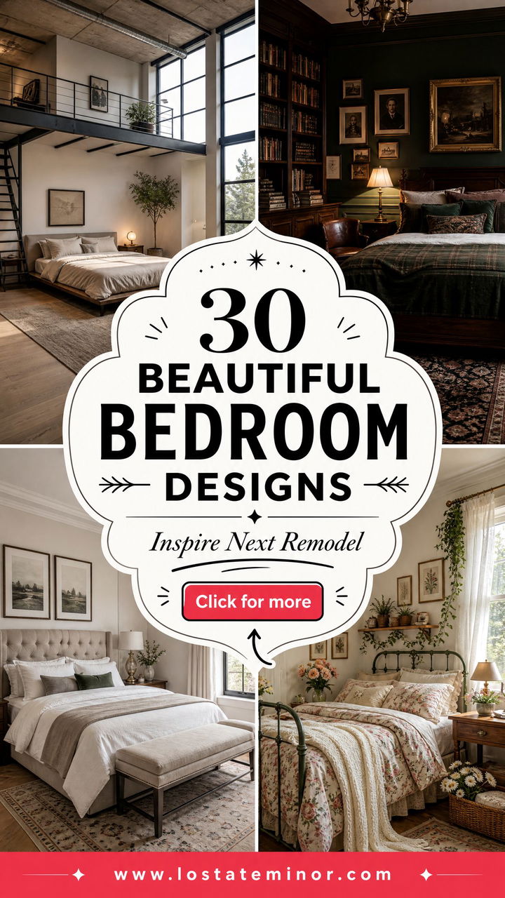 30 Beautiful Bedroom Designs to Inspire Your Next Remodel - 30 Beautiful Bedroom Designs to Inspire Your Next Remodel