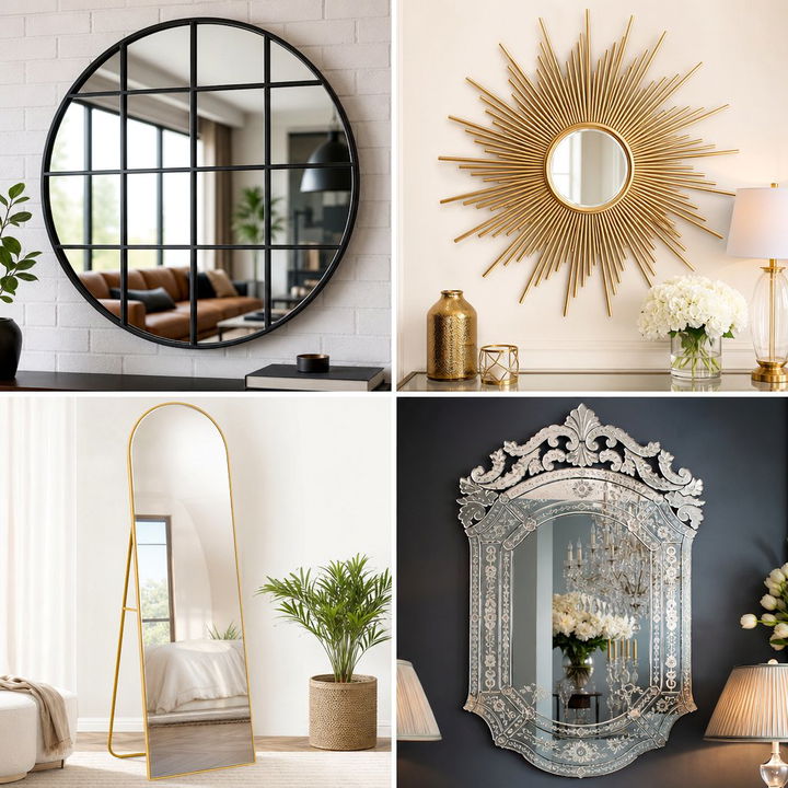 30 Beautiful Bedroom Mirrors to Brighten Your Living Space