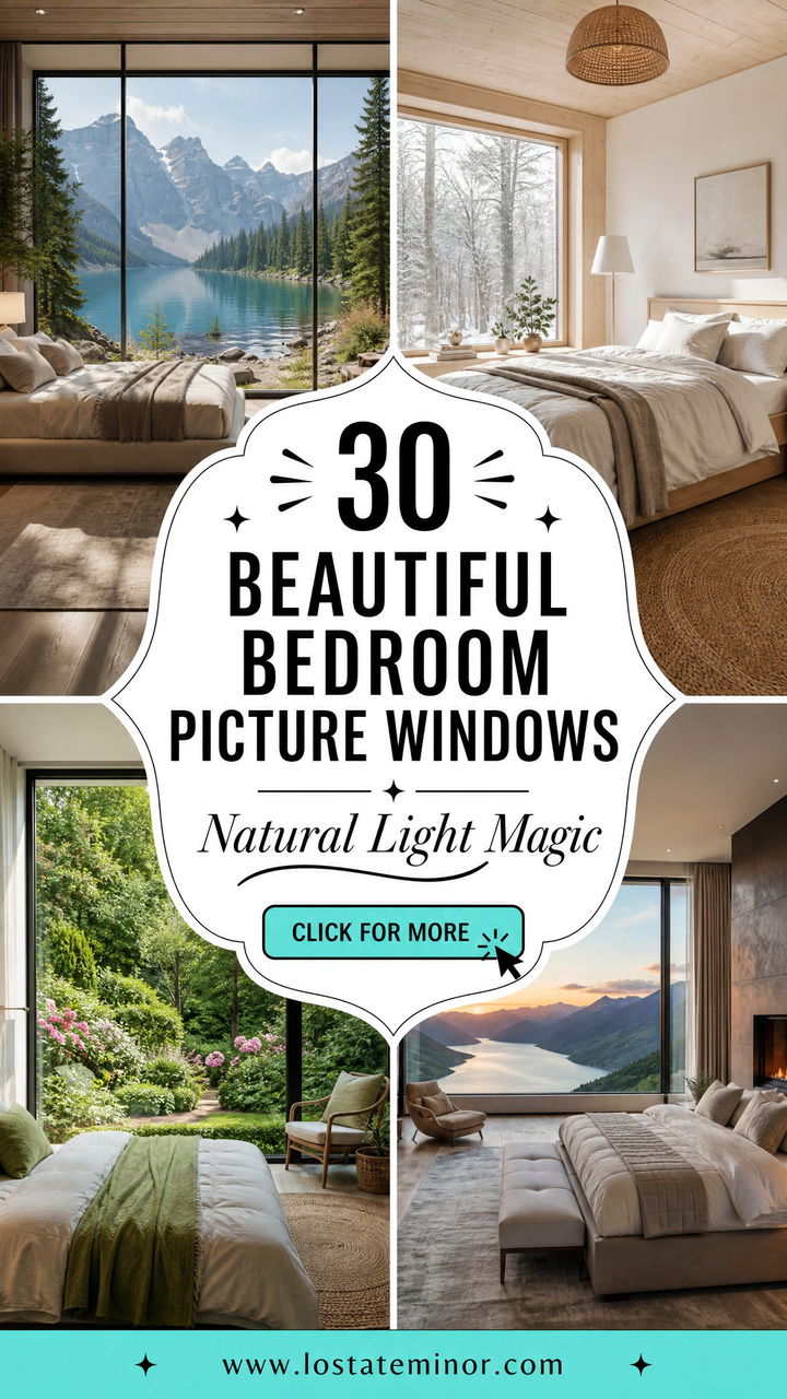 30 Beautiful Bedroom Picture Windows for Natural Light - 30 Beautiful Bedroom Picture Windows for Natural Light