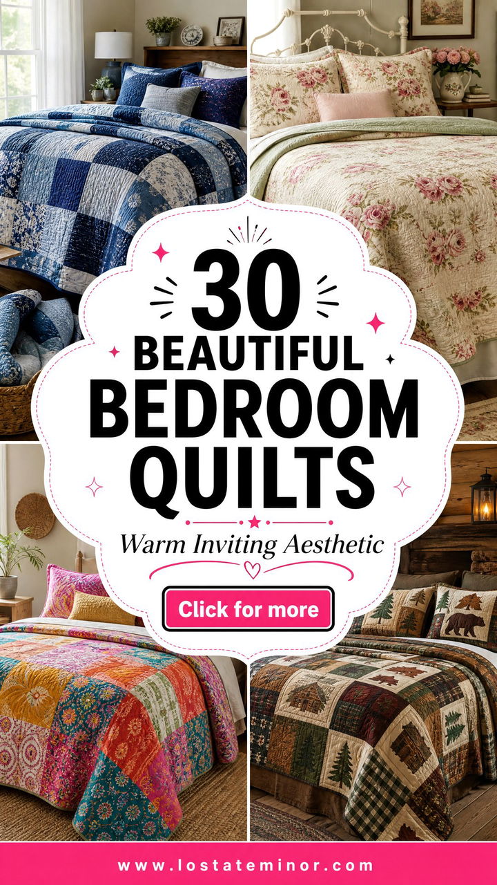 30 Beautiful Bedroom Quilts for a Warm and Inviting Aesthetic - 30 Beautiful Bedroom Quilts for a Warm and Inviting Aesthetic