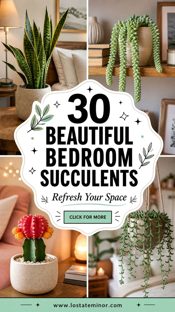 30 Beautiful Bedroom Succulents to Refresh Your Sleeping Space - 30 Beautiful Bedroom Succulents to Refresh Your Sleeping Space