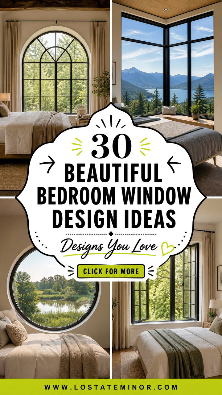 30 Beautiful Bedroom Window Design Ideas for Your Home - 30 Beautiful Bedroom Window Design Ideas for Your Home