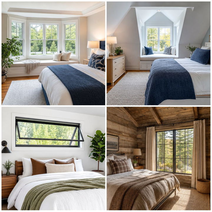 30 Beautiful Bedroom Window Ideas to Enhance Your Natural View
