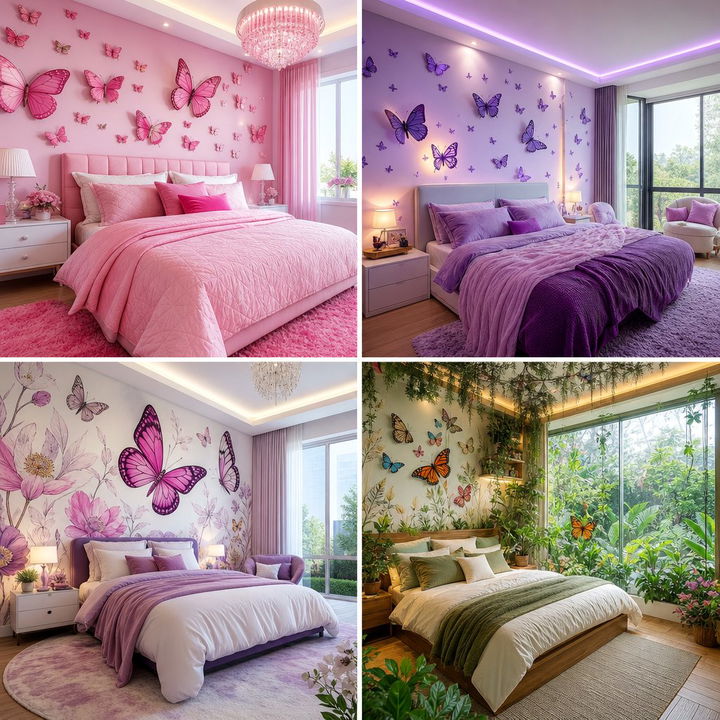 30 Beautiful Butterfly Bedroom Ideas for a Whimsical Space