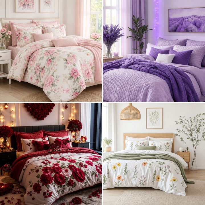 30 Beautiful Floral Themed Bedroom Ideas for a Fresh Look