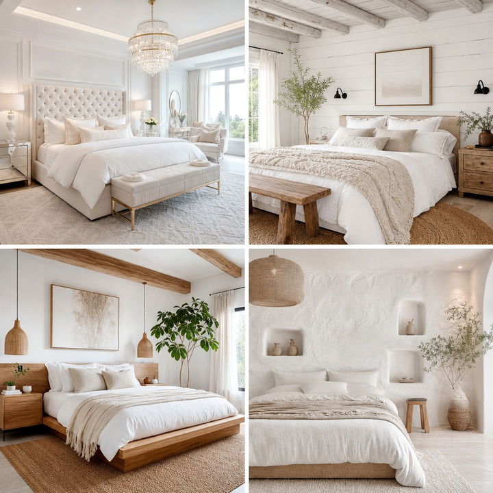 30 Beautiful White Bedroom Decor Ideas for a Fresh Look