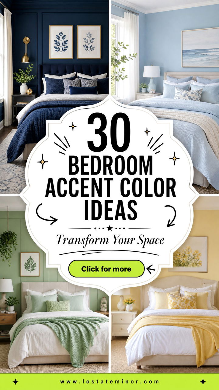 30 Bedroom Accent Color Ideas to Transform Your Space - 30 Bedroom Accent Color Ideas to Transform Your Space