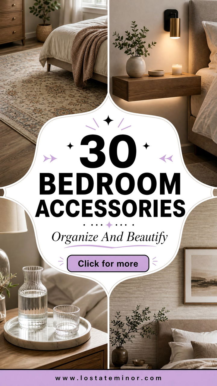 30 Bedroom Accessories to Organize and Beautify Your Room - 30 Bedroom Accessories to Organize and Beautify Your Room