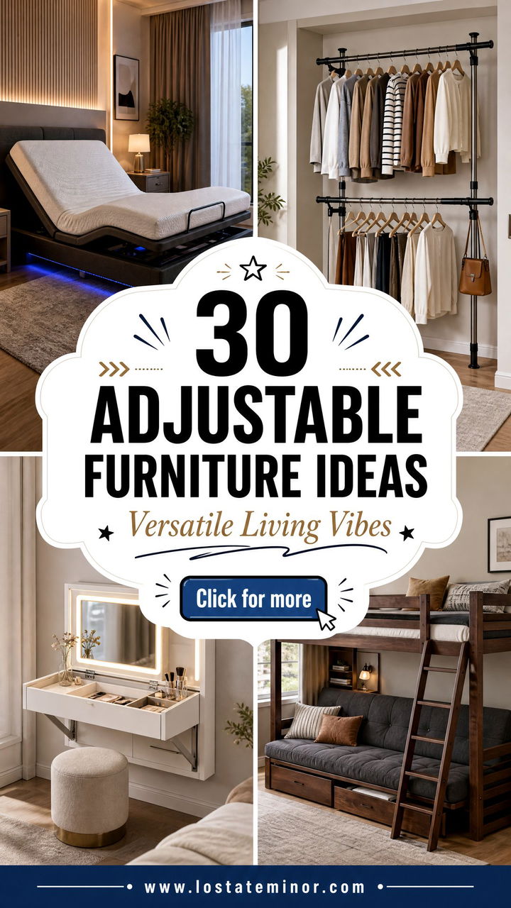 30 Bedroom Adjustable Furniture Ideas for Versatile Living - 30 Bedroom Adjustable Furniture Ideas for Versatile Living