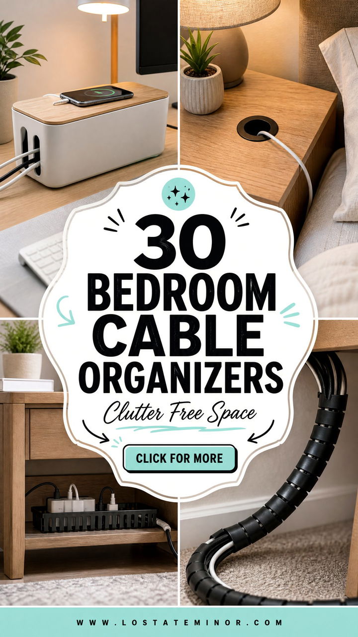 30 Bedroom Cable Organizers for a Clutter-Free Space - 30 Bedroom Cable Organizers for a Clutter-Free Space