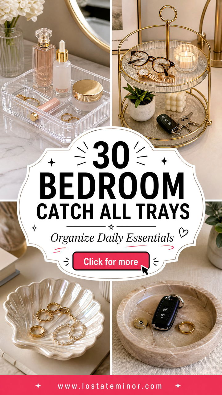 30 Bedroom Catch All Trays to Organize Your Essentials - 30 Bedroom Catch All Trays to Organize Your Essentials