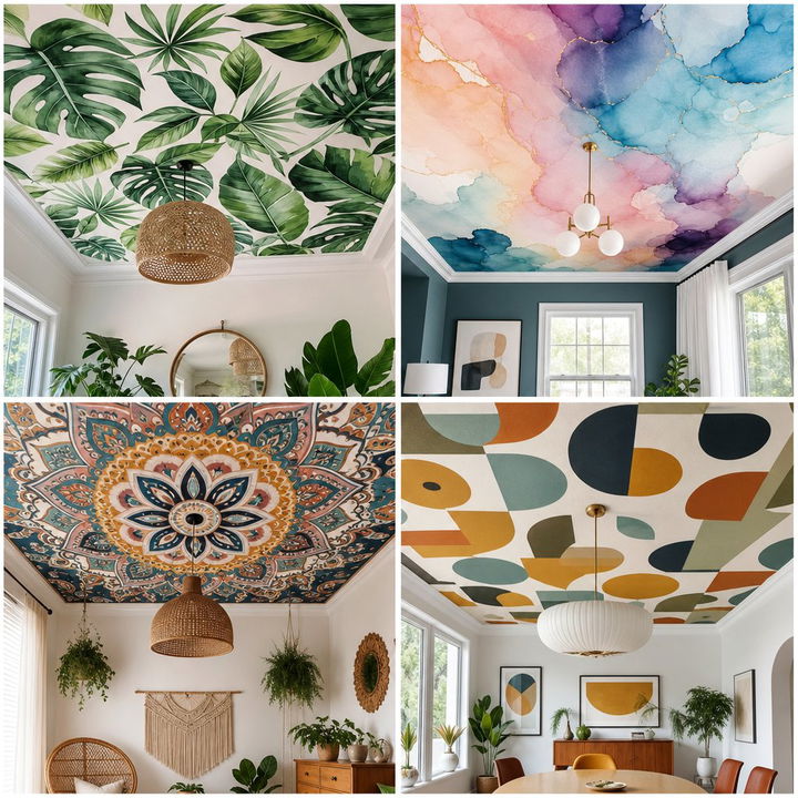 30 Bedroom Ceiling Wallpapers for a Stunning Fifth Wall