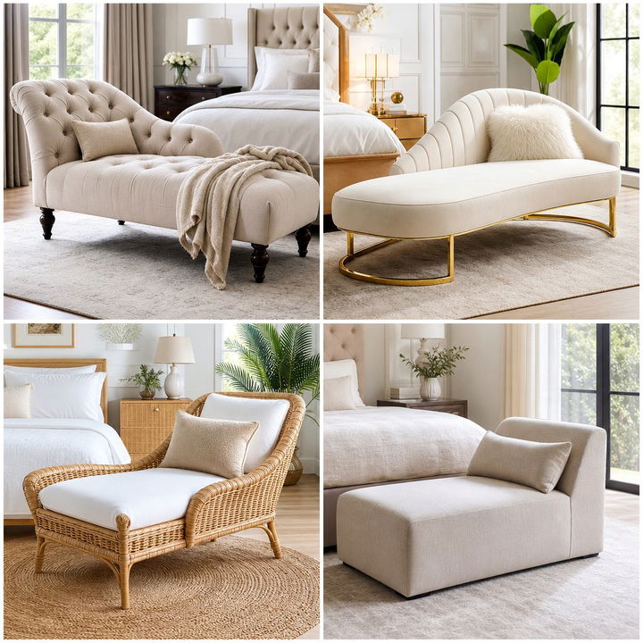 30 Bedroom Chaise Lounges for Ultimate Luxury Seating
