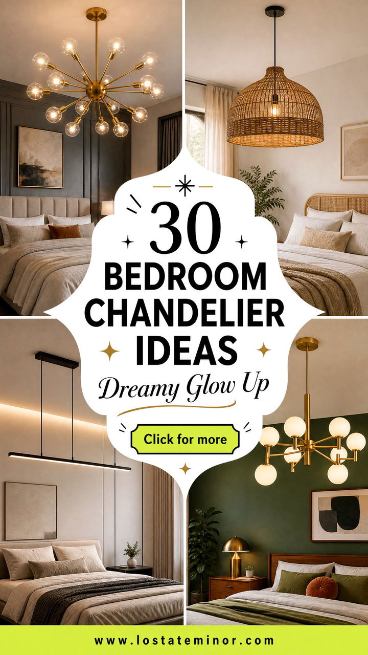 30 Bedroom Chandelier Ideas for a Dreamy Atmosphere - 30 Bedroom Chandelier Ideas for a Dreamy Atmosphere