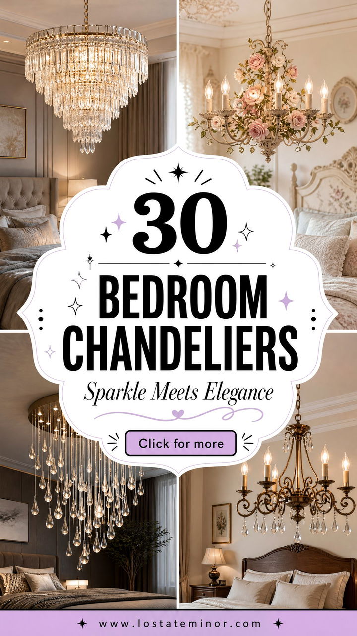 30 Bedroom Chandeliers to Add Sparkle and Elegance - 30 Bedroom Chandeliers to Add Sparkle and Elegance