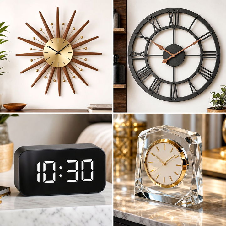 30 Bedroom Clock Ideas for Functional and Stylish Walls