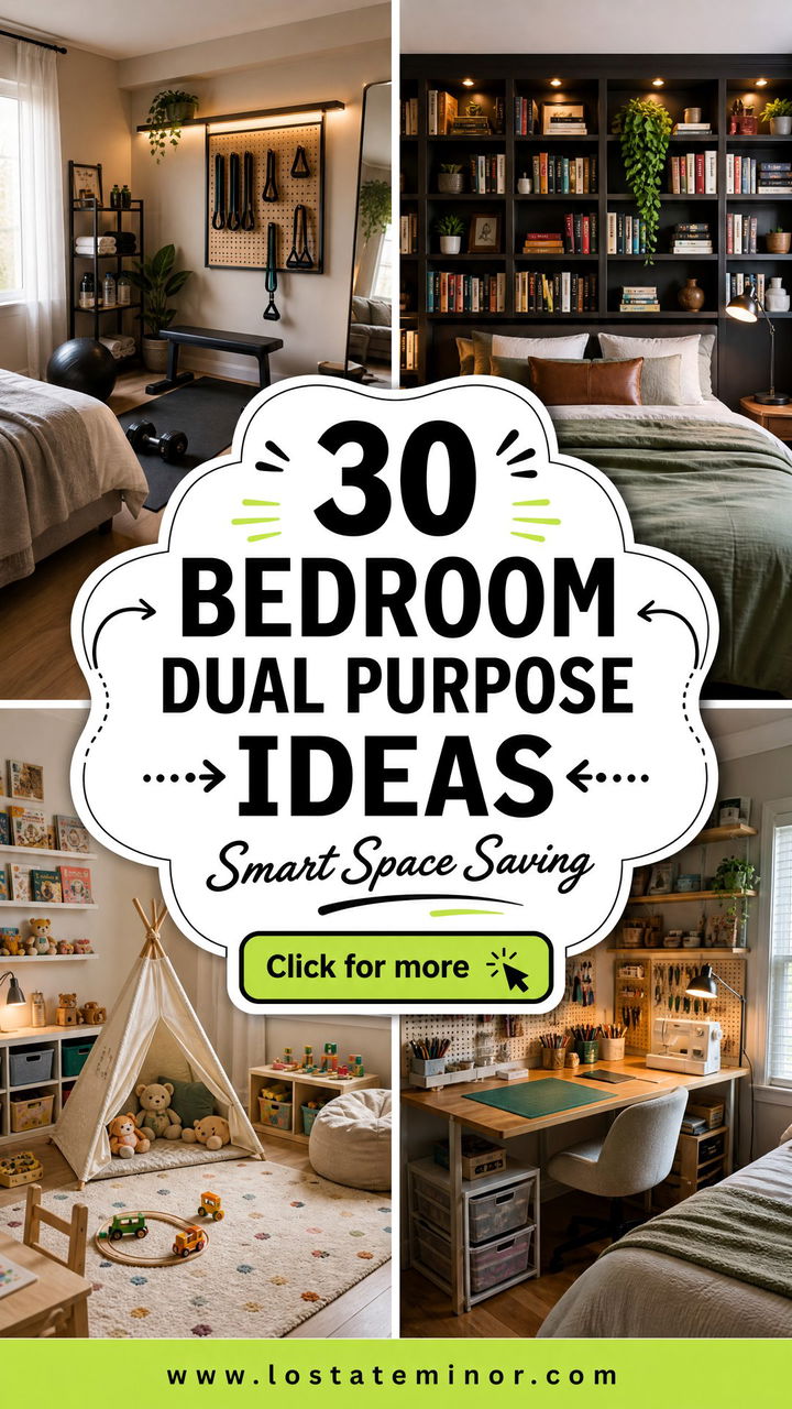 30 Bedroom Dual Purpose Ideas for Smart Space Saving - 30 Bedroom Dual Purpose Ideas for Smart Space Saving