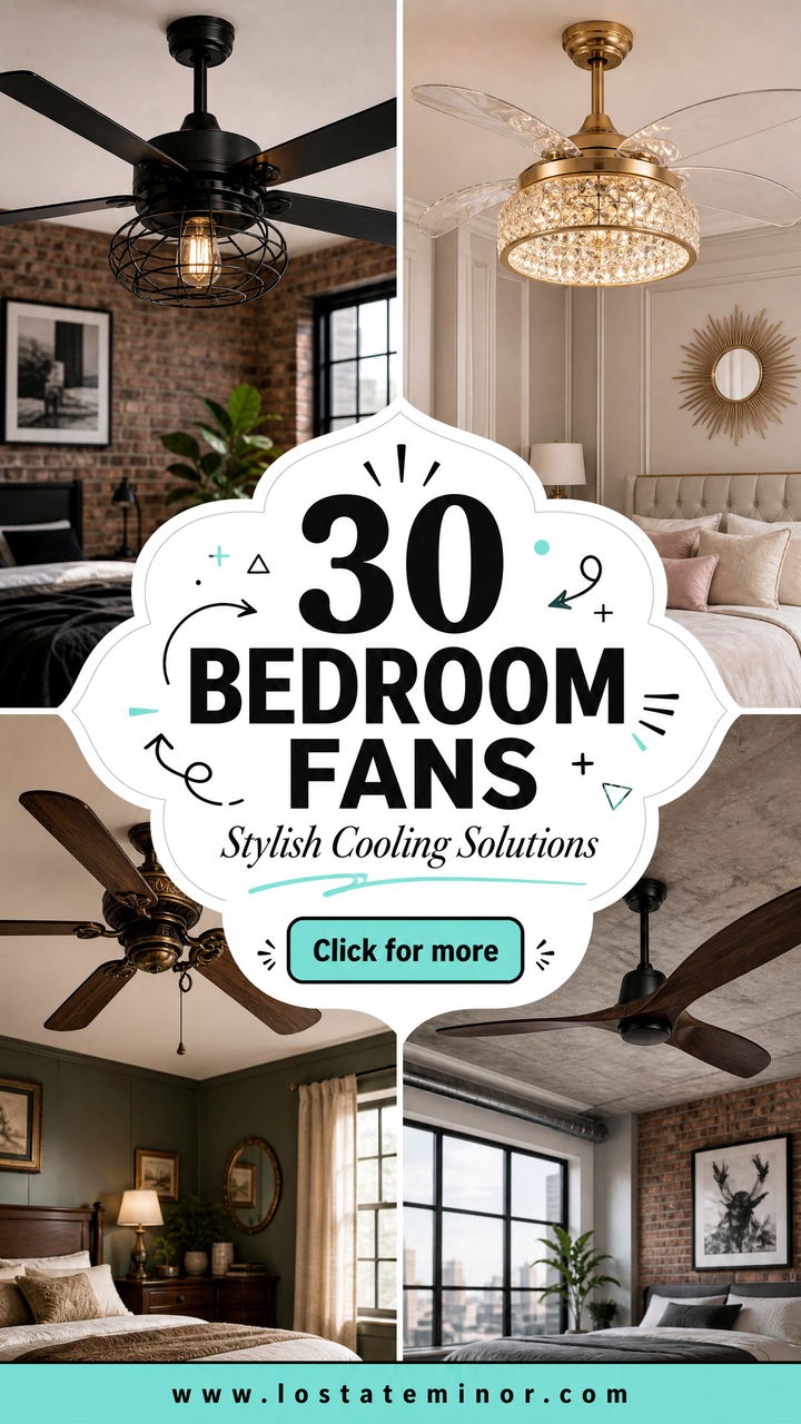 30 Bedroom Fans Stylish Cooling Solutions for Your Room - 30 Bedroom Fans: Stylish Cooling Solutions for Your Room