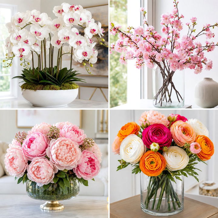 30 Bedroom Faux Flowers to Brighten Your Decor Year-Round