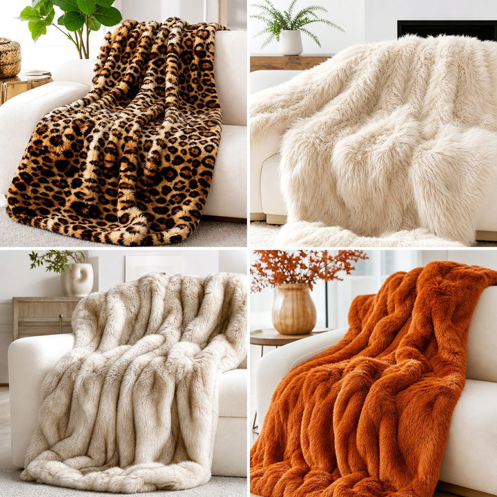 30 Bedroom Faux Fur Throws for Ultimate Comfort and Style
