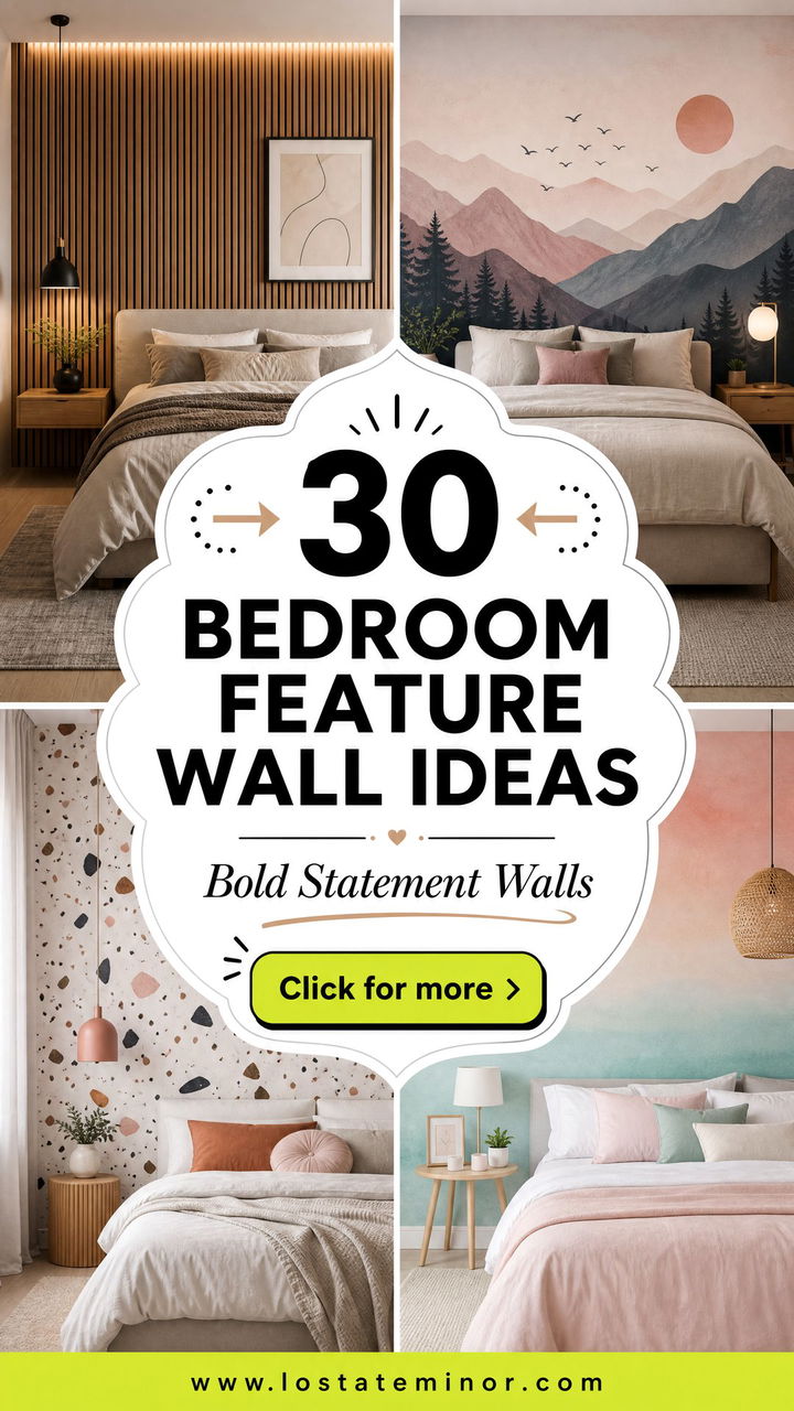 30 Bedroom Feature Wall Ideas to Make a Bold Statement - 30 Bedroom Feature Wall Ideas to Make a Bold Statement