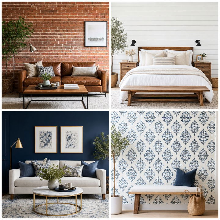 30 Bedroom Feature Wall Ideas to Make a Bold Statement