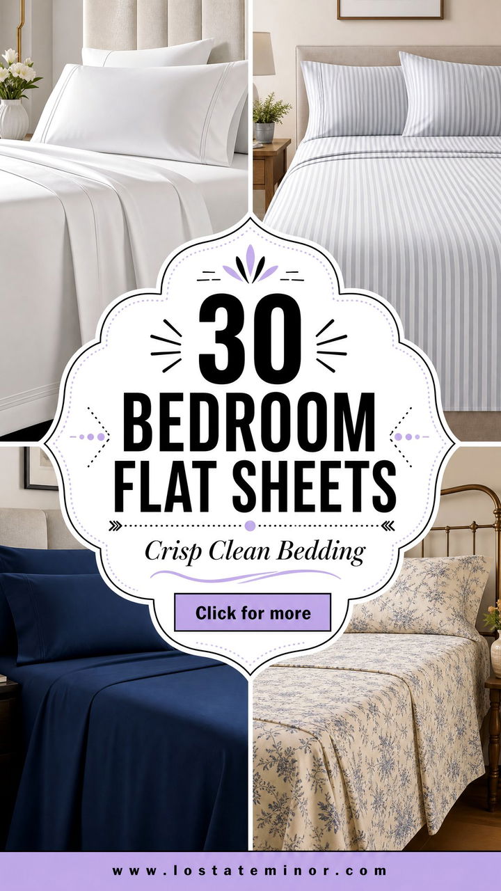 30 Bedroom Flat Sheets for a Crisp and Clean Bedding Look - 30 Bedroom Flat Sheets for a Crisp and Clean Bedding Look