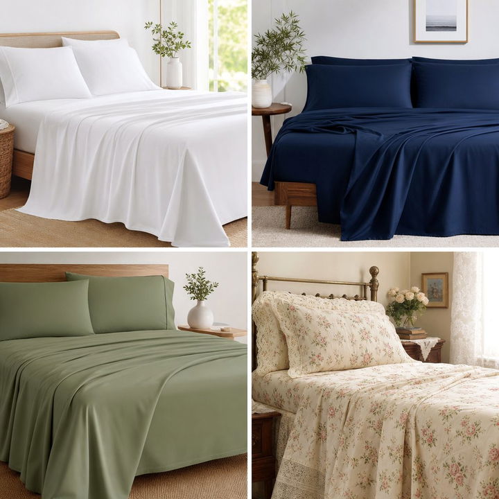 30 Bedroom Flat Sheets for a Crisp and Clean Bedding Look