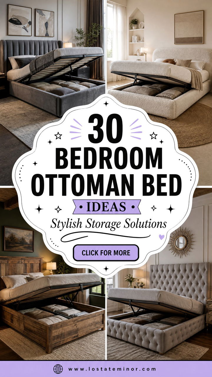 30 Bedroom Ottoman Bed Ideas for Stylish Storage Solutions - 30 Bedroom Ottoman Bed Ideas for Stylish Storage Solutions