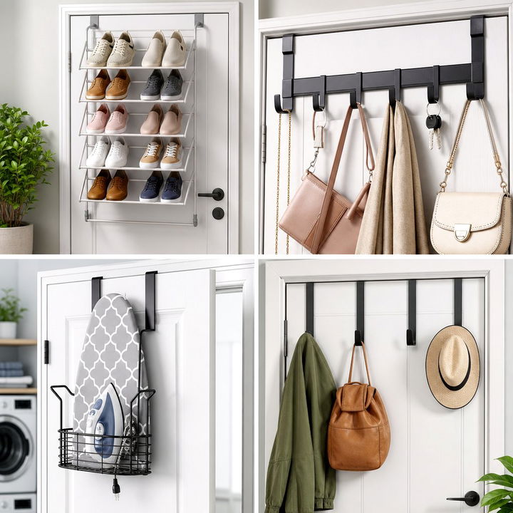30 Bedroom Over Door Organizers to Save Valuable Space