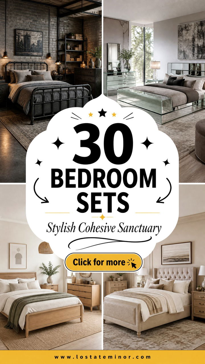 30 Bedroom Sets for a Stylish and Cohesive Home Sanctuary - 30 Bedroom Sets for a Stylish and Cohesive Home Sanctuary