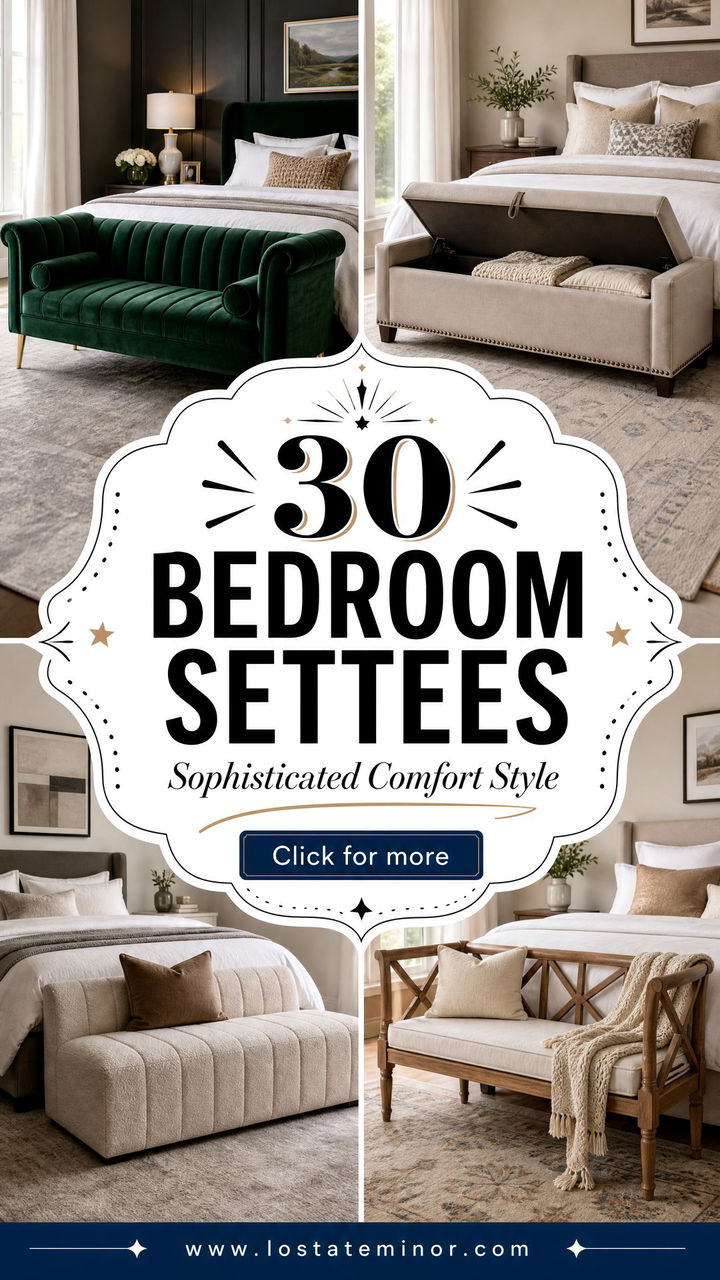 30 Bedroom Settees for a Sophisticated and Comfortable Touch - 30 Bedroom Settees for a Sophisticated and Comfortable Touch