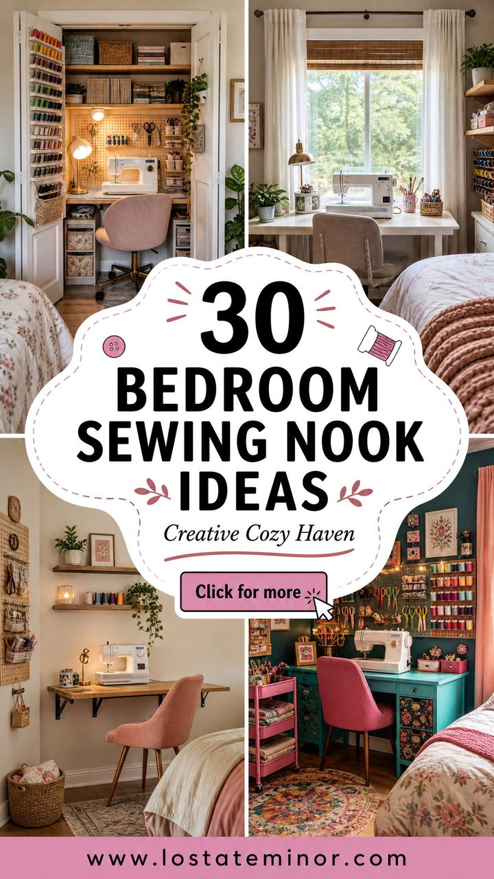 30 Bedroom Sewing Nook Ideas for Your Creative Haven - 30 Bedroom Sewing Nook Ideas for Your Creative Haven
