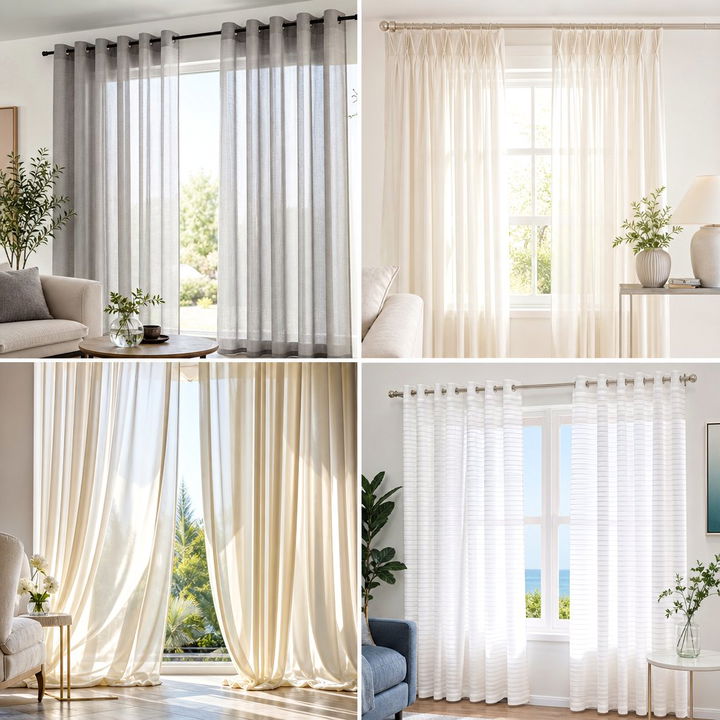 30 Bedroom Sheer Curtains to Brighten Your Living Space